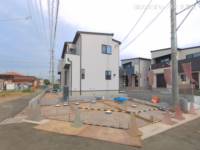 埼玉県久喜市菖蒲町　菖蒲の新築戸建て外構写真 2026年5月7日撮影