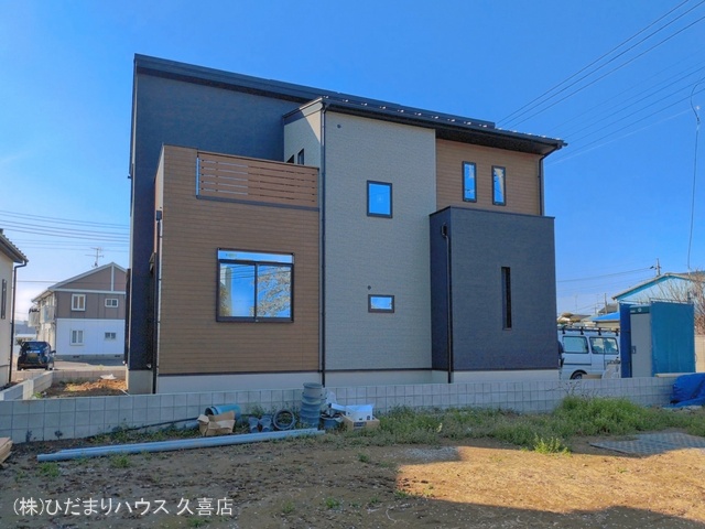 埼玉県久喜市葛梅1丁目の新築戸建て外構写真 2026年4月2日撮影