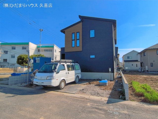 埼玉県久喜市葛梅1丁目の新築戸建て外構写真 2026年4月2日撮影