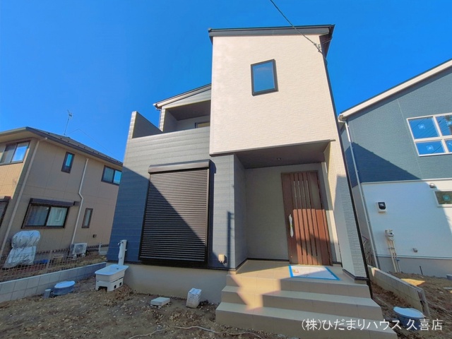 埼玉県久喜市葛梅1丁目の新築戸建て外構写真 2026年4月2日撮影