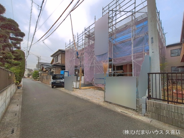 埼玉県白岡市小久喜の新築戸建て上棟写真 2026年3月24日撮影