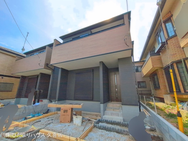 埼玉県白岡市小久喜の新築戸建て外構写真 2026年5月19日撮影