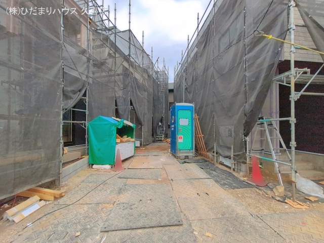 埼玉県久喜市本町２丁目の新築戸建てシート写真 2026年4月14日撮影
