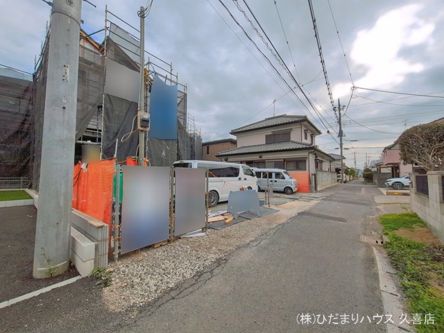 埼玉県久喜市本町２丁目の新築戸建てシート写真 2026年4月14日撮影
