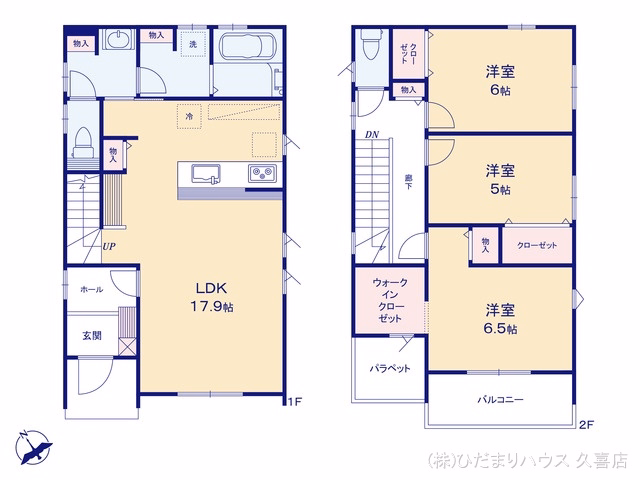 新築戸建て 久喜市西(全28区画) 27号棟 間取図
