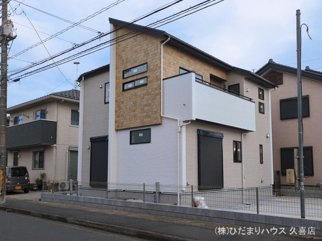 埼玉県久喜市緑１丁目の新築戸建て外構写真 2026年3月18日撮影