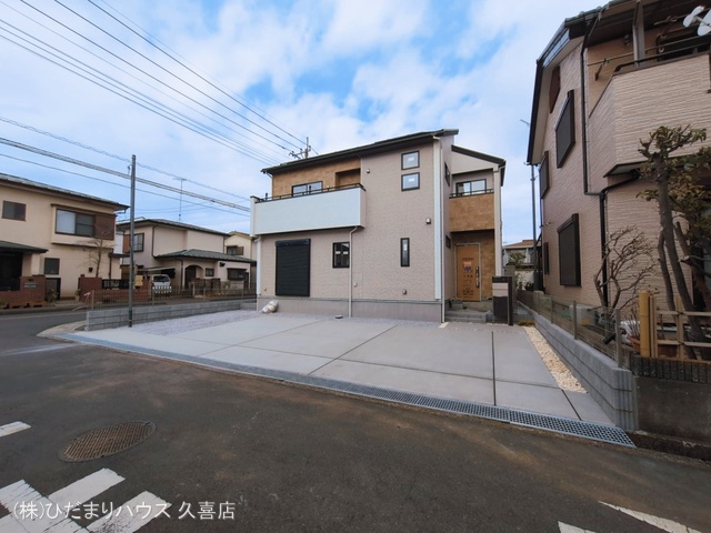 埼玉県久喜市緑１丁目の新築戸建て外構写真 2026年3月18日撮影