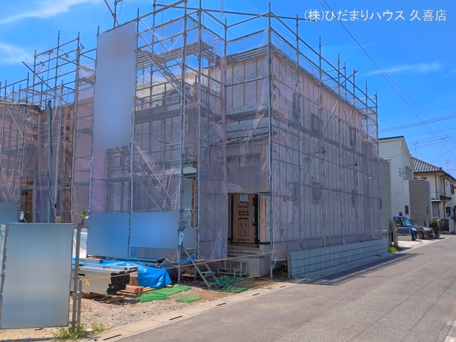 埼玉県幸手市東4丁目の新築戸建てシート写真 2026年6月12日撮影