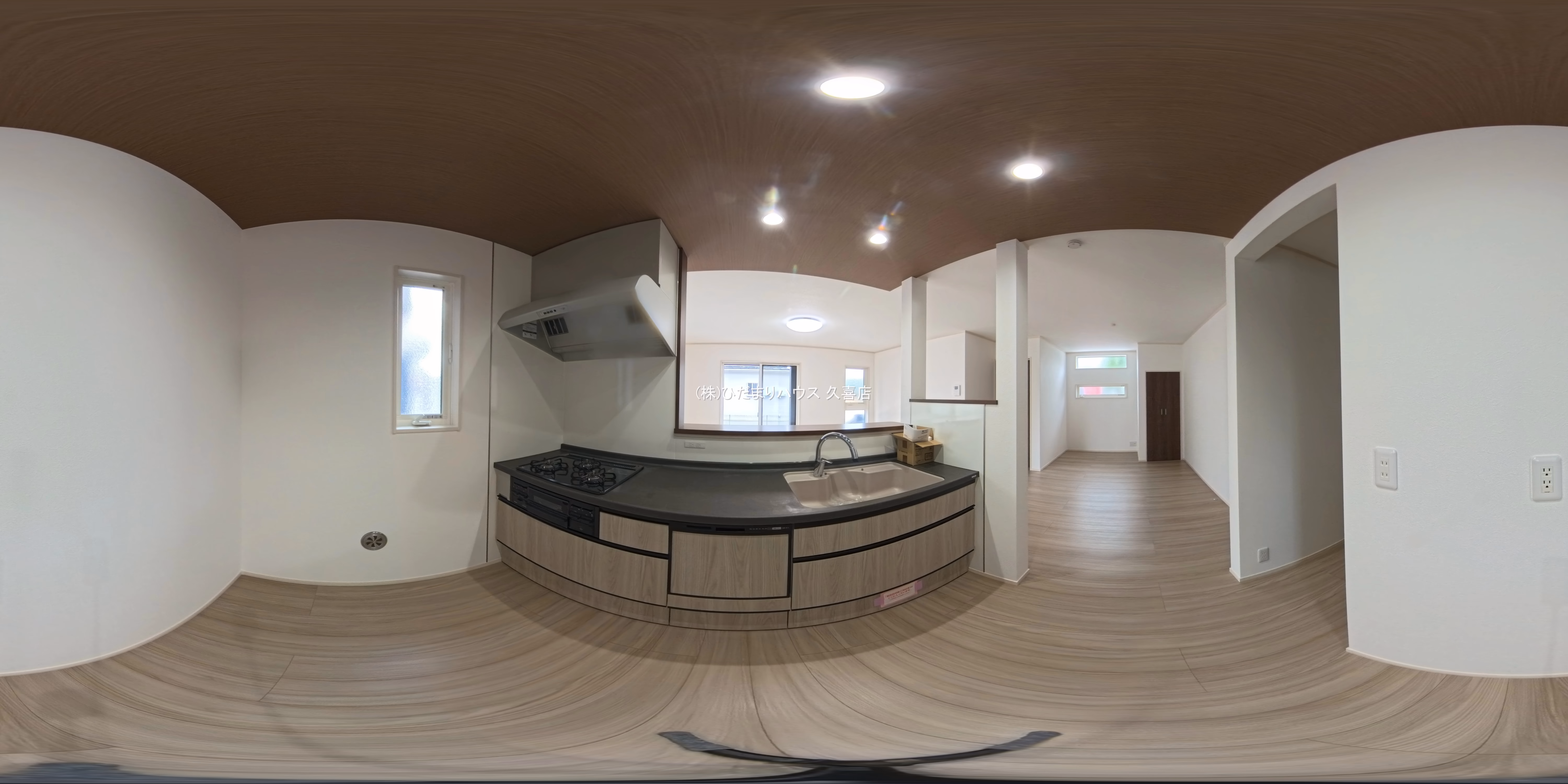 久喜市西（戸建）01 パノラマ（キッチン）