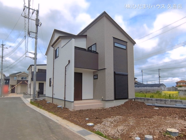 埼玉県久喜市西の新築戸建て外構写真 2026年6月17日撮影