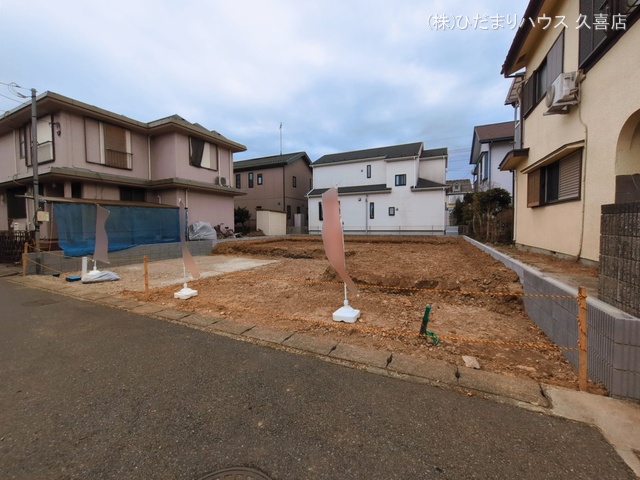 埼玉県南埼玉郡宮代町学園台1丁目の新築戸建て更地・土地写真 2026年3月18日撮影