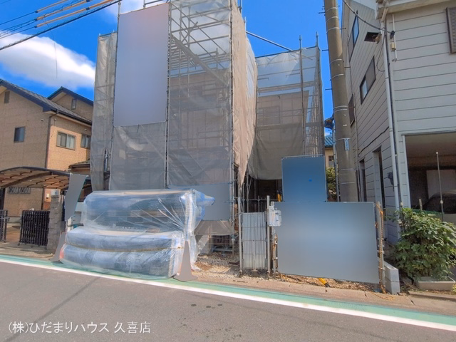 埼玉県白岡市篠津の新築戸建てシート写真 2026年6月9日撮影