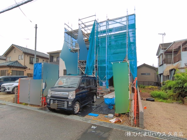 埼玉県久喜市青葉５丁目の新築戸建てシート写真 2026年5月20日撮影