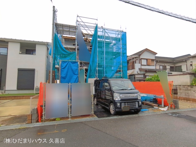 埼玉県久喜市青葉５丁目の新築戸建てシート写真 2026年5月20日撮影