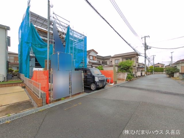 埼玉県久喜市青葉５丁目の新築戸建てシート写真 2026年5月20日撮影