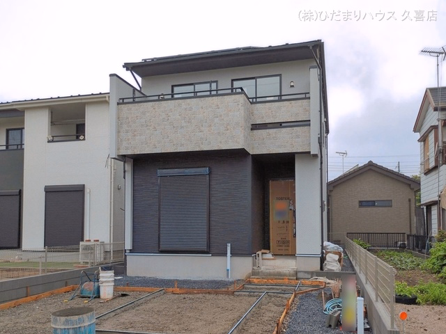 埼玉県久喜市青葉５丁目の新築戸建て外構写真 2026年6月25日撮影