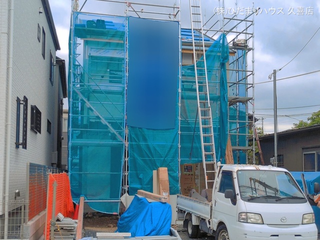 埼玉県久喜市本町５丁目の新築戸建て上棟写真 2026年6月4日撮影