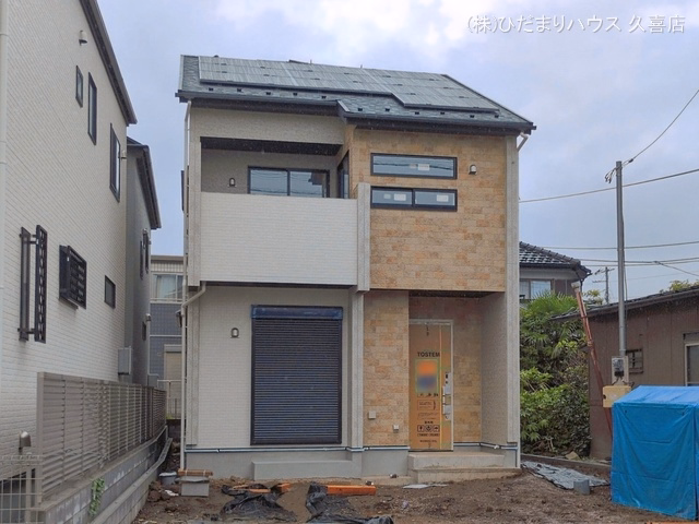 埼玉県久喜市本町５丁目の新築戸建て外構写真 2026年6月24日撮影