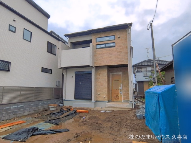 埼玉県久喜市本町５丁目の新築戸建て外構写真 2026年6月24日撮影