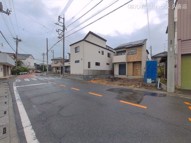 埼玉県久喜市本町５丁目の新築戸建て外構写真 2026年6月24日撮影