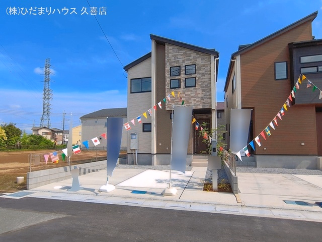 埼玉県久喜市栗原4丁目の新築戸建て完成写真 2026年6月29日撮影