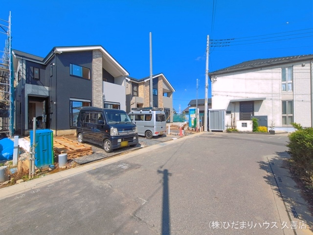 埼玉県久喜市野久喜の新築戸建て外構写真 2026年6月9日撮影