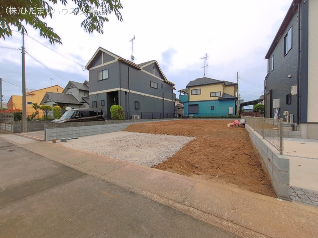 埼玉県久喜市菖蒲町　三箇の新築戸建て更地・土地写真 2026年6月1日撮影