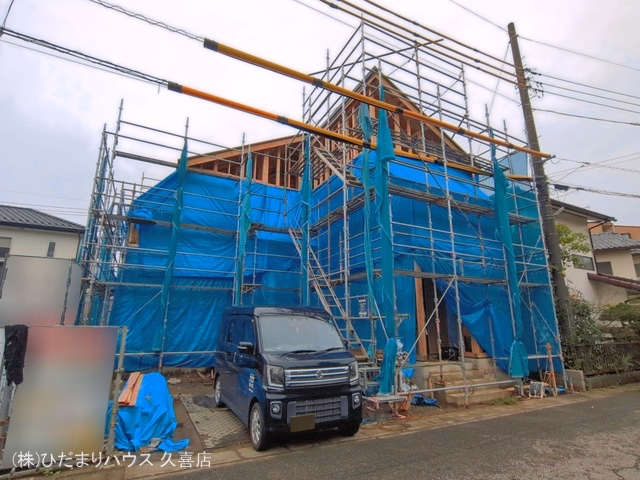 久喜市桜田4丁目(戸建)01 上棟