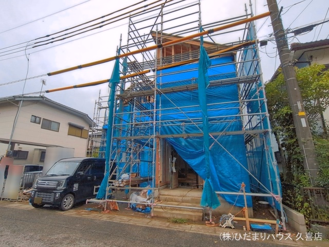 久喜市桜田4丁目(戸建)01 上棟