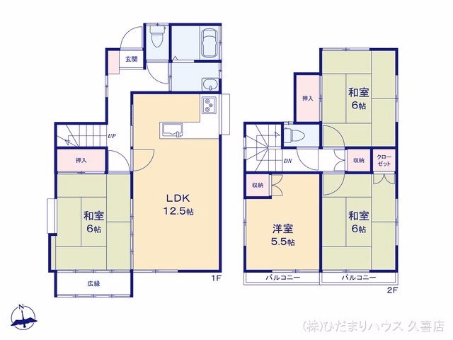 久喜市鷲宮6丁目 間取図