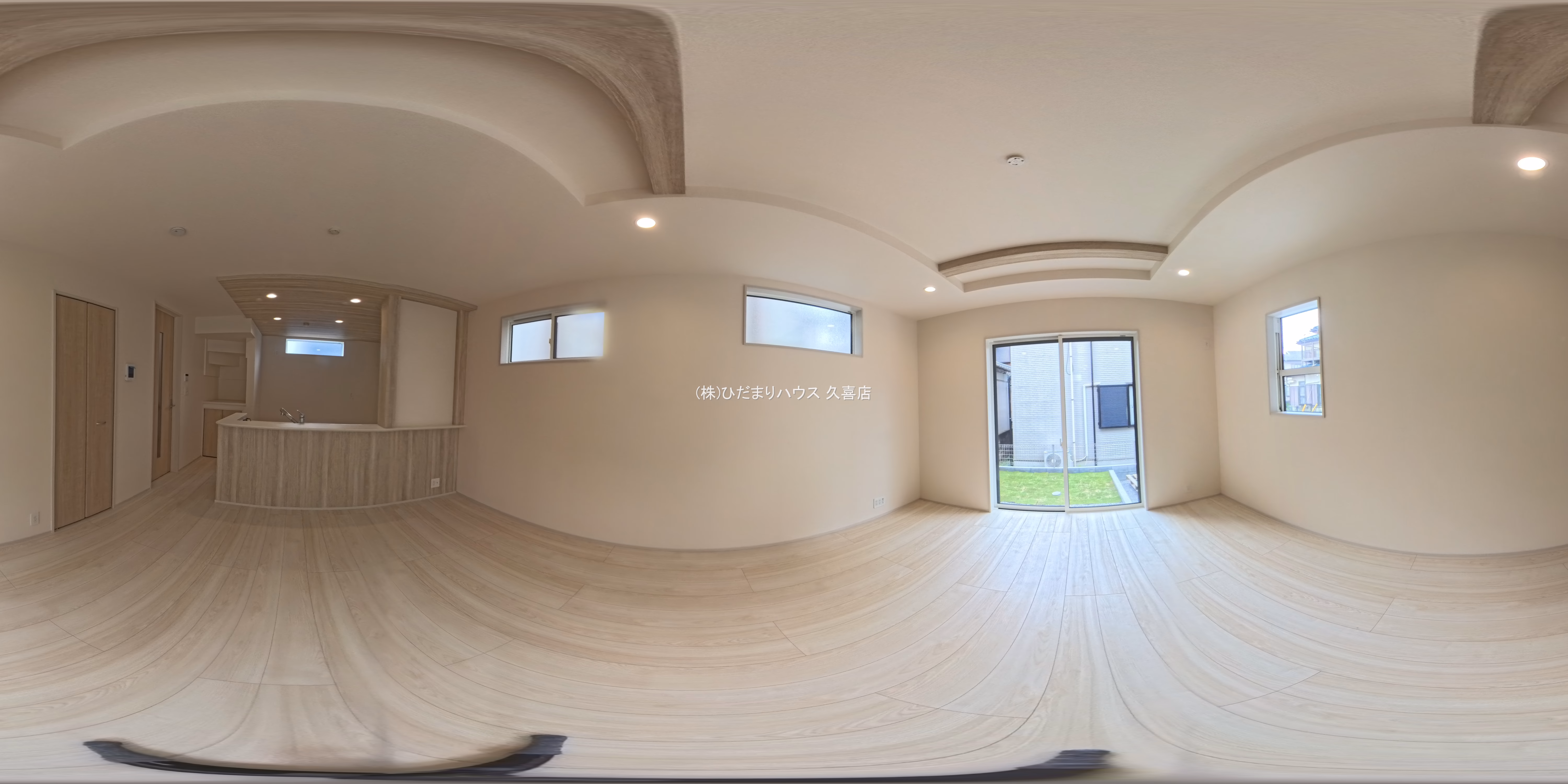 白岡市小久喜（戸建）01 パノラマ（リビング）