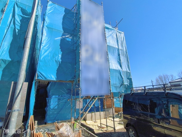 東京都三鷹市北野２丁目の新築戸建て上棟写真 2026年2月8日撮影