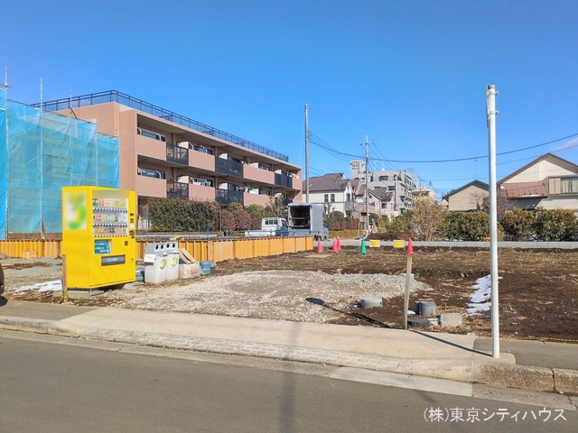 東京都三鷹市北野２丁目の新築戸建て更地・土地写真 2026年2月8日撮影