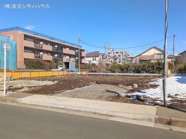 東京都三鷹市北野２丁目の新築戸建て更地・土地写真 2026年2月8日撮影