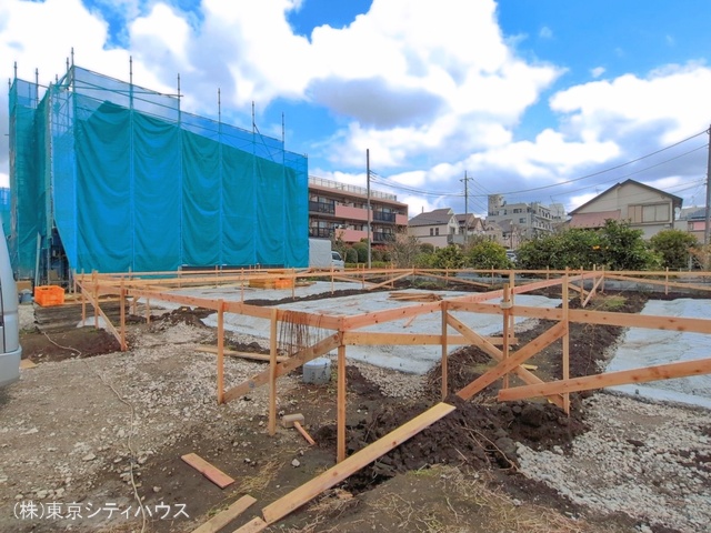 東京都三鷹市北野２丁目の新築戸建て基礎写真 2026年3月26日撮影