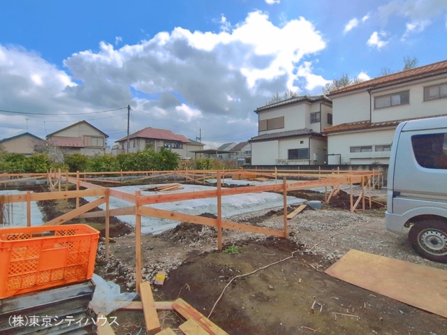 東京都三鷹市北野２丁目の新築戸建て基礎写真 2026年3月26日撮影