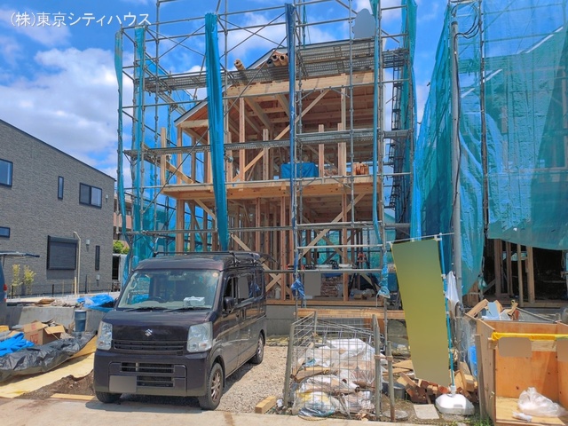 東京都三鷹市北野２丁目の新築戸建て上棟写真 2026年5月24日撮影
