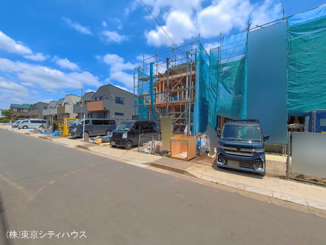 東京都三鷹市北野２丁目の新築戸建て上棟写真 2026年5月24日撮影