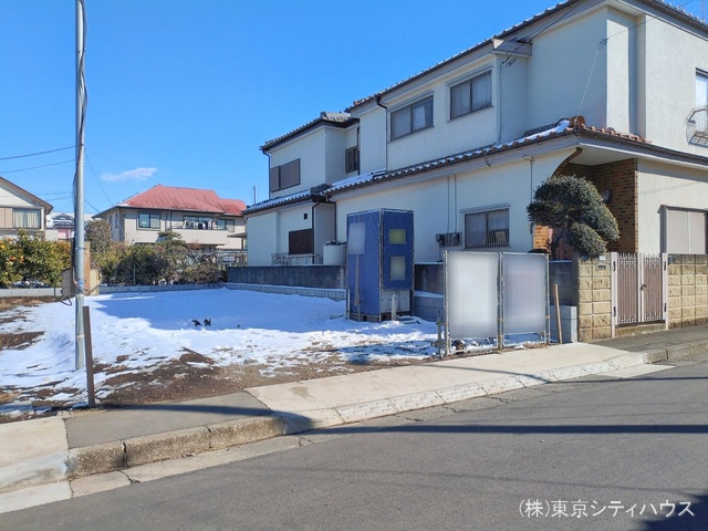 東京都三鷹市北野２丁目の新築戸建て更地・土地写真 2026年2月8日撮影