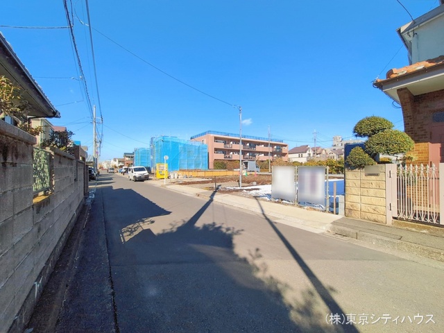 東京都三鷹市北野２丁目の新築戸建て更地・土地写真 2026年2月8日撮影