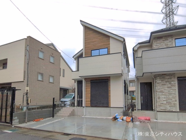 東京都調布市深大寺東町４丁目の新築戸建て外構写真 2026年3月25日撮影