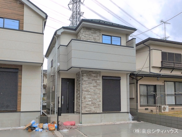 東京都調布市深大寺東町４丁目の新築戸建て外構写真 2026年3月25日撮影