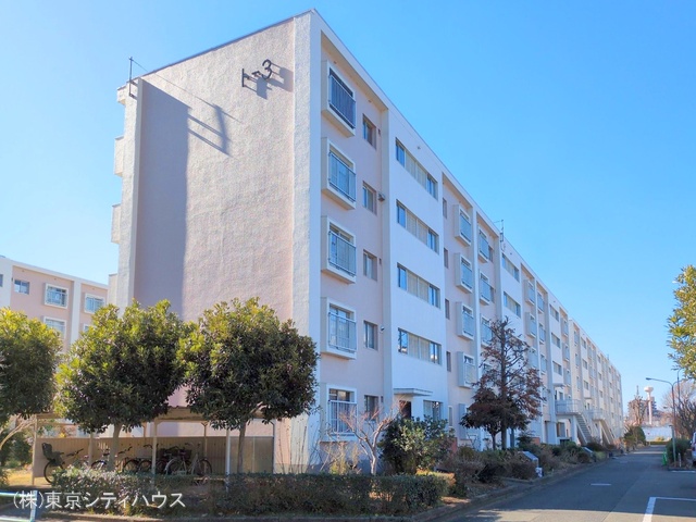 東京都調布市染地３丁目のマンション『多摩川住宅ト-3号棟(国領)』外観写真 2025年1月21日撮影