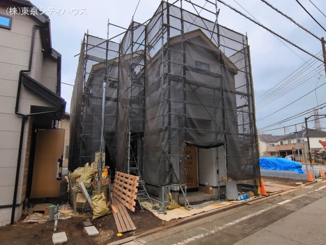 東京都調布市深大寺南町５丁目の新築戸建てシート写真 2026年3月1日撮影