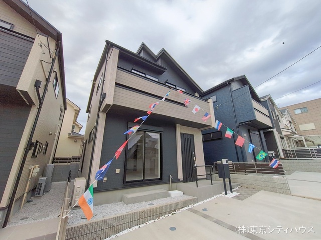 東京都調布市柴崎２丁目の新築戸建て完成写真 2026年1月20日撮影