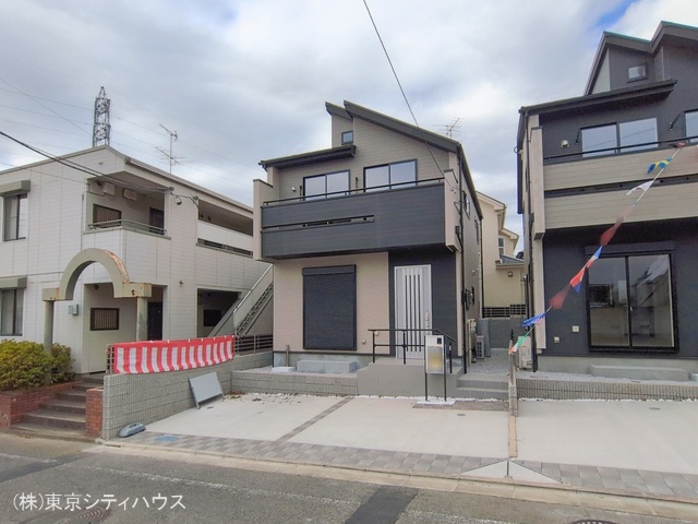 東京都調布市柴崎２丁目の新築戸建て完成写真 2026年1月20日撮影