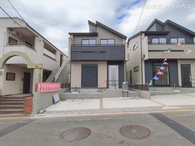 東京都調布市柴崎２丁目の新築戸建て完成写真 2026年1月20日撮影