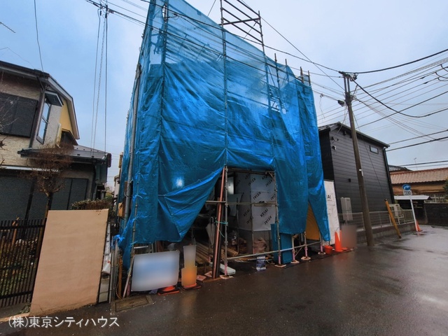 東京都調布市柴崎１丁目の新築戸建てシート写真 2026年3月2日撮影