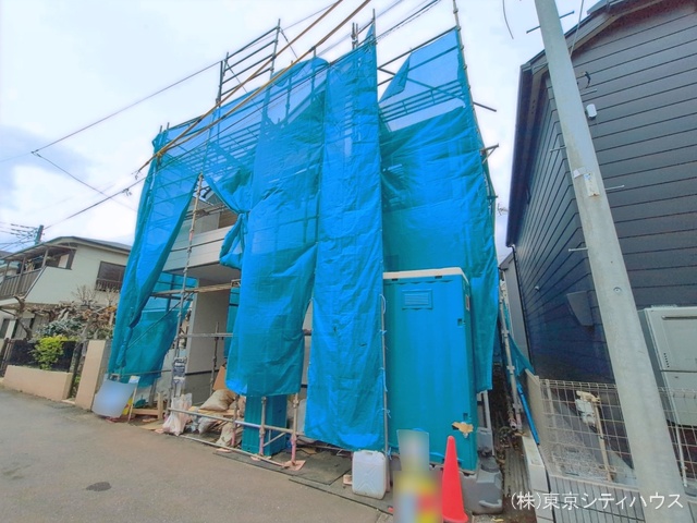東京都調布市柴崎１丁目の新築戸建てシート写真 2026年3月30日撮影