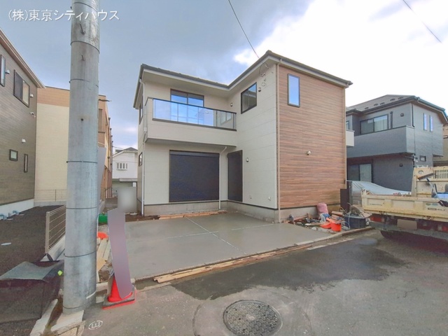東京都三鷹市深大寺３丁目の新築戸建て外構写真 2026年3月26日撮影